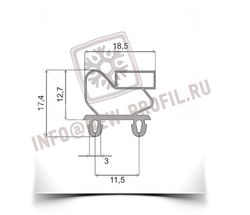Уплотнитель для холодильного шкафа двухдверного Polair CM-110S 1540*655 мм (011)
