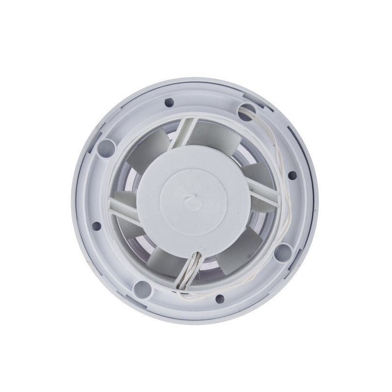 Сверхтонкий вытяжной вентилятор для ванн ММ 100 круглый 60 м³/час серый