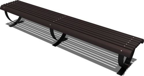 Скамья садовая Будапешт, длина 2,9 м
