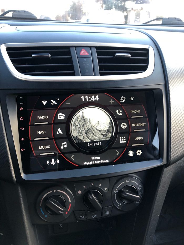 Магнитола для Suzuki Swift 2011-2015 - Parafar PF054UHD на Android 13, Быстрая, QLED, CarPlay, 4G SIM-слот