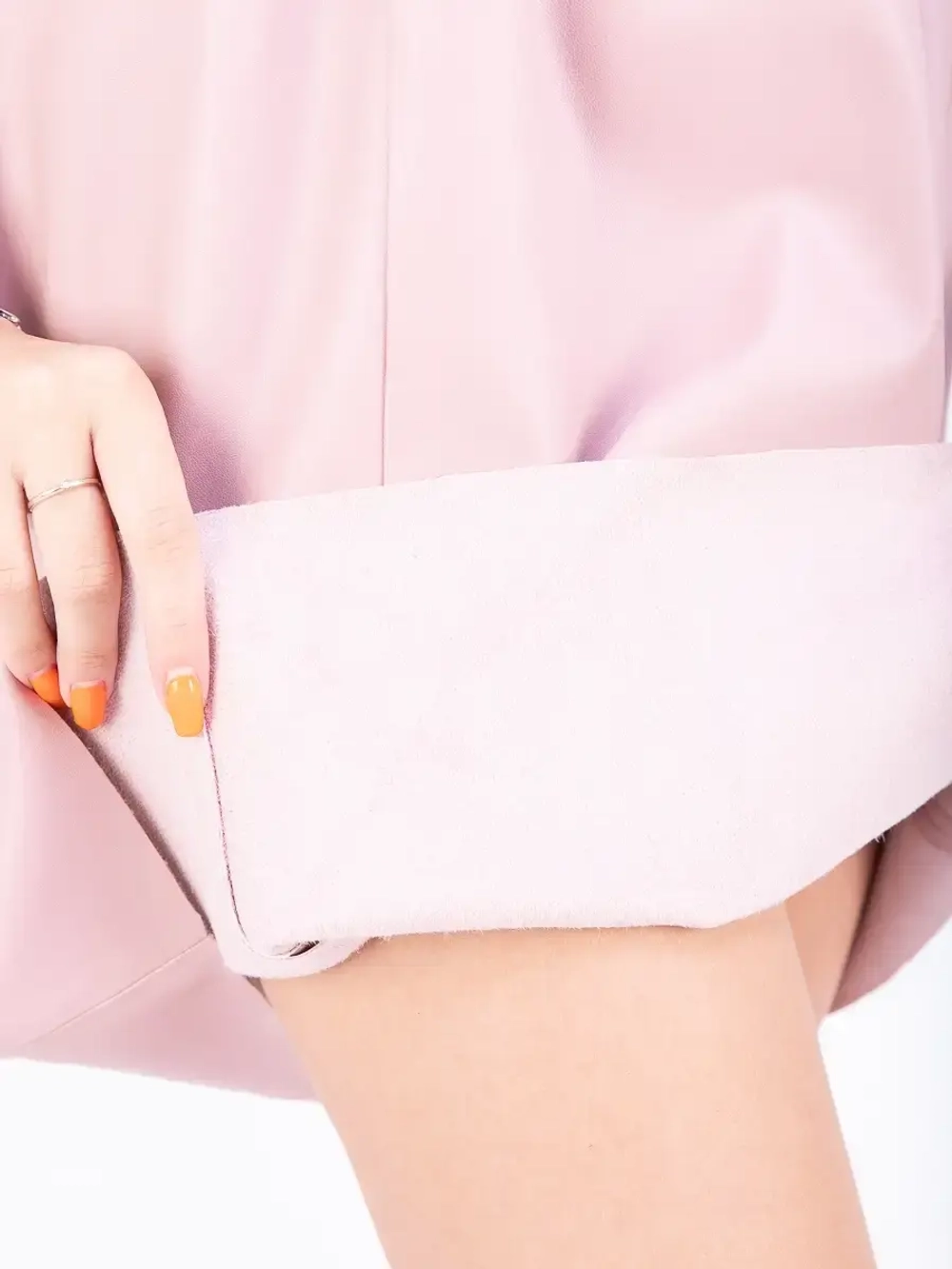 Сарафан женский из экокожи кожаный