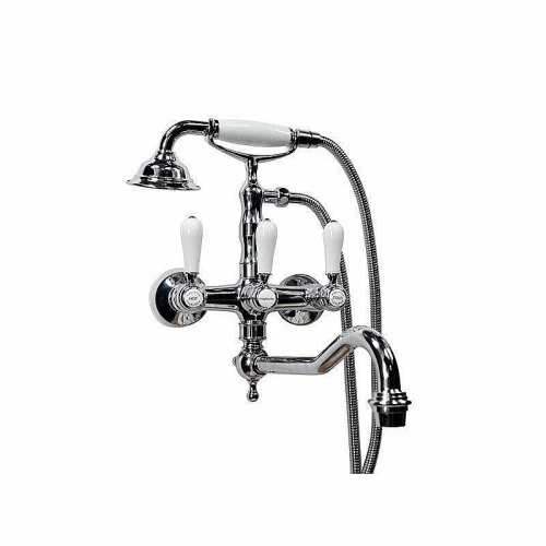 Смеситель для ванны Magliezza Bianco 50605 с лейкой TL-4 хром