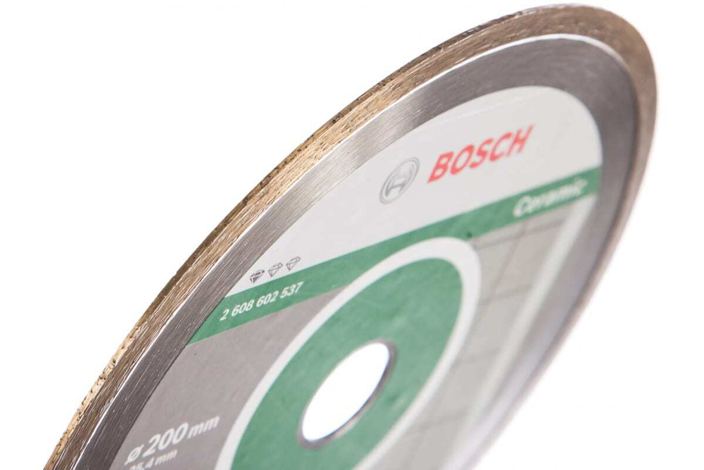 Диск алмазный отрезной Professional for Ceramic (200х25.4 мм) для настольных пил Bosch 2608602537