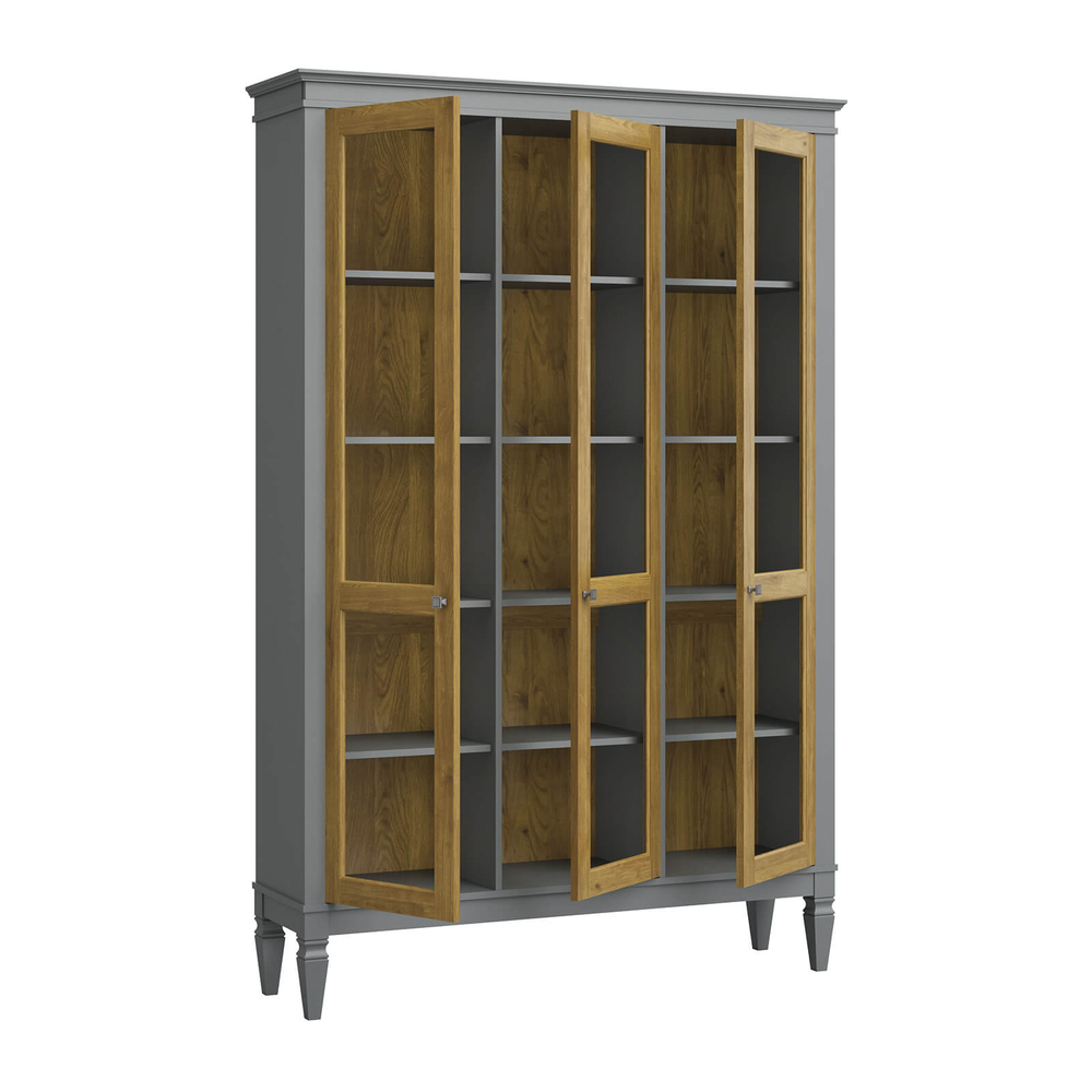Шкаф для посуды "Ольса-С" 300 из массива сосны