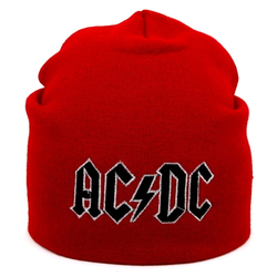 Шапка AC/DC красная (010)