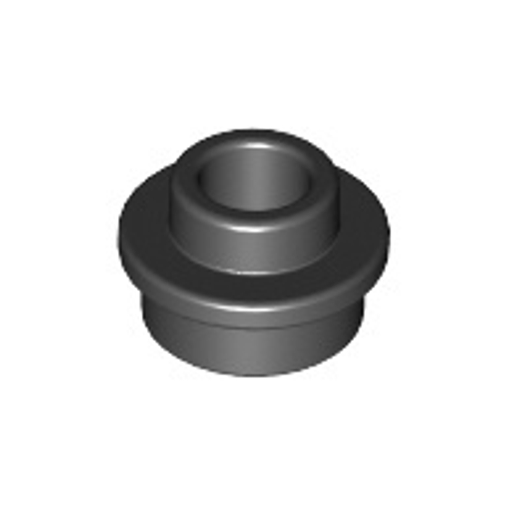Lego Плитка 1x1 круглая с открытой стойкой (черный) 85861 / 6100627 / 6168646