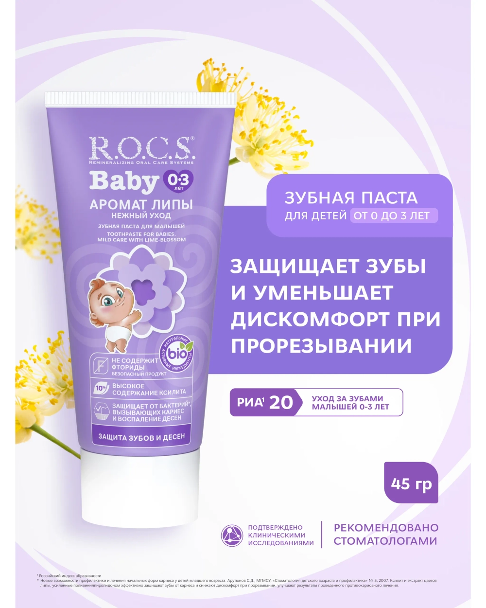 Зубная паста R.O.C.S. Липа