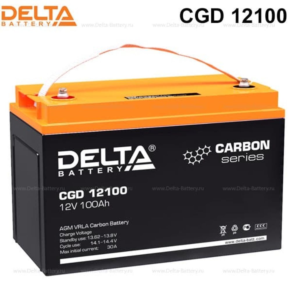 Аккумуляторная батарея Delta CGD 12100 (12V / 100Ah)