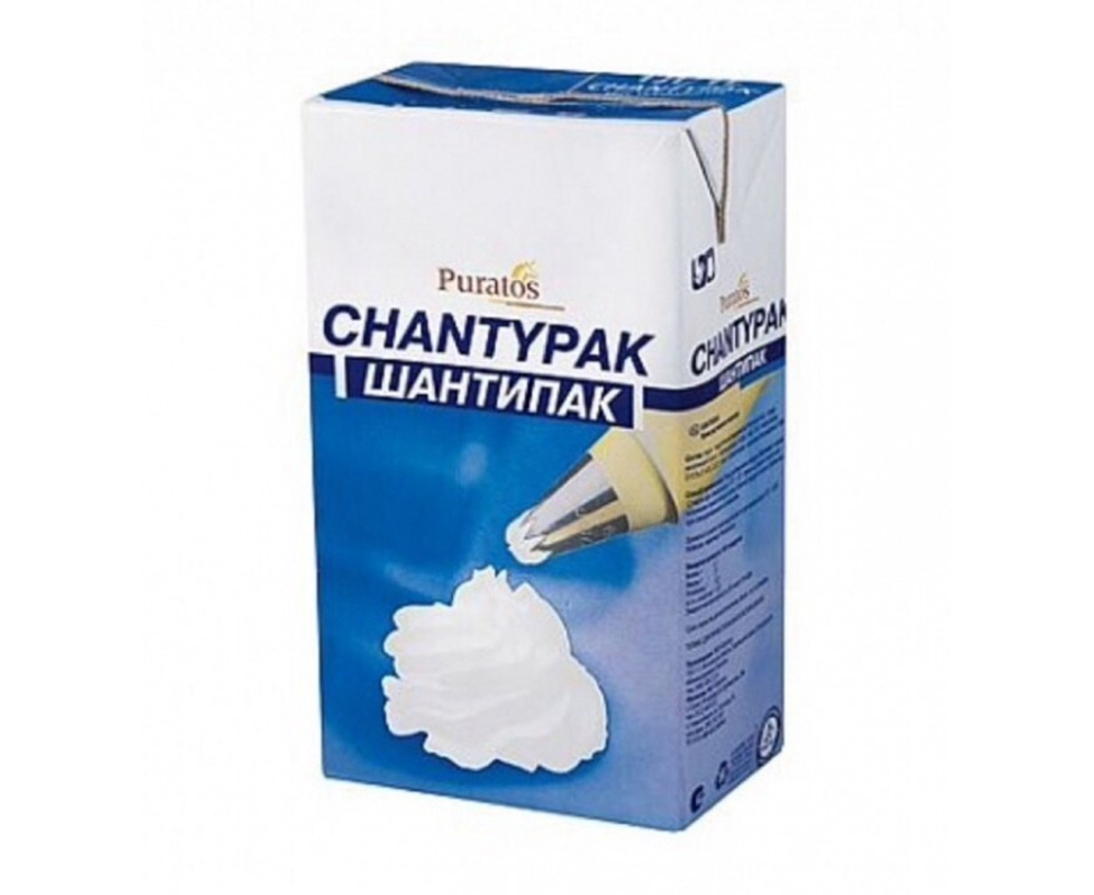 Растительные сливки Шантипак, 1 литр