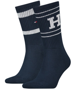 Теннисные носки Tommy Hilfiger Sock Sport Patch 2P - Blue