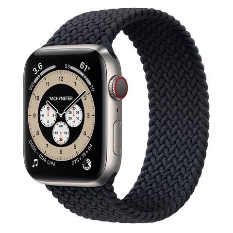 Часы Apple Watch Edition Series 6 GPS + Cellular 44mm Titanium Case with Braided Solo Loop