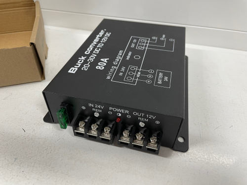80A (24 в 12) / Понижающий преобразователь с 24V - на 12V, 80 ампер, бурый ток (1 шт.)