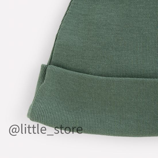 Шапочка однослойная "Машинки" хаки