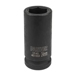 Головка ударная глубокая 24мм 3/4''6гр. Partner PA-46510024
