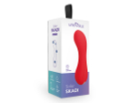 Минивибратор перезаряжаемый Skadi Solar красный 11,7 см