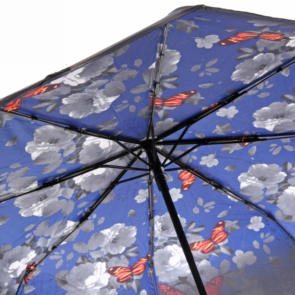 Зонт женский автомат «Ultramarine - Деметра», микс, d-96, длина в слож. виде 28 см