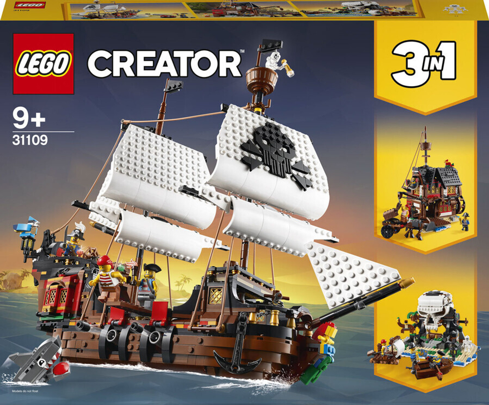 Конструктор LEGO Creator 3in1 31109 Пиратский корабль