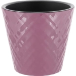 Горшок для цветов InGreen Manhattan D160мм, 1,6 л c дренажной вставкой, морозная слива
