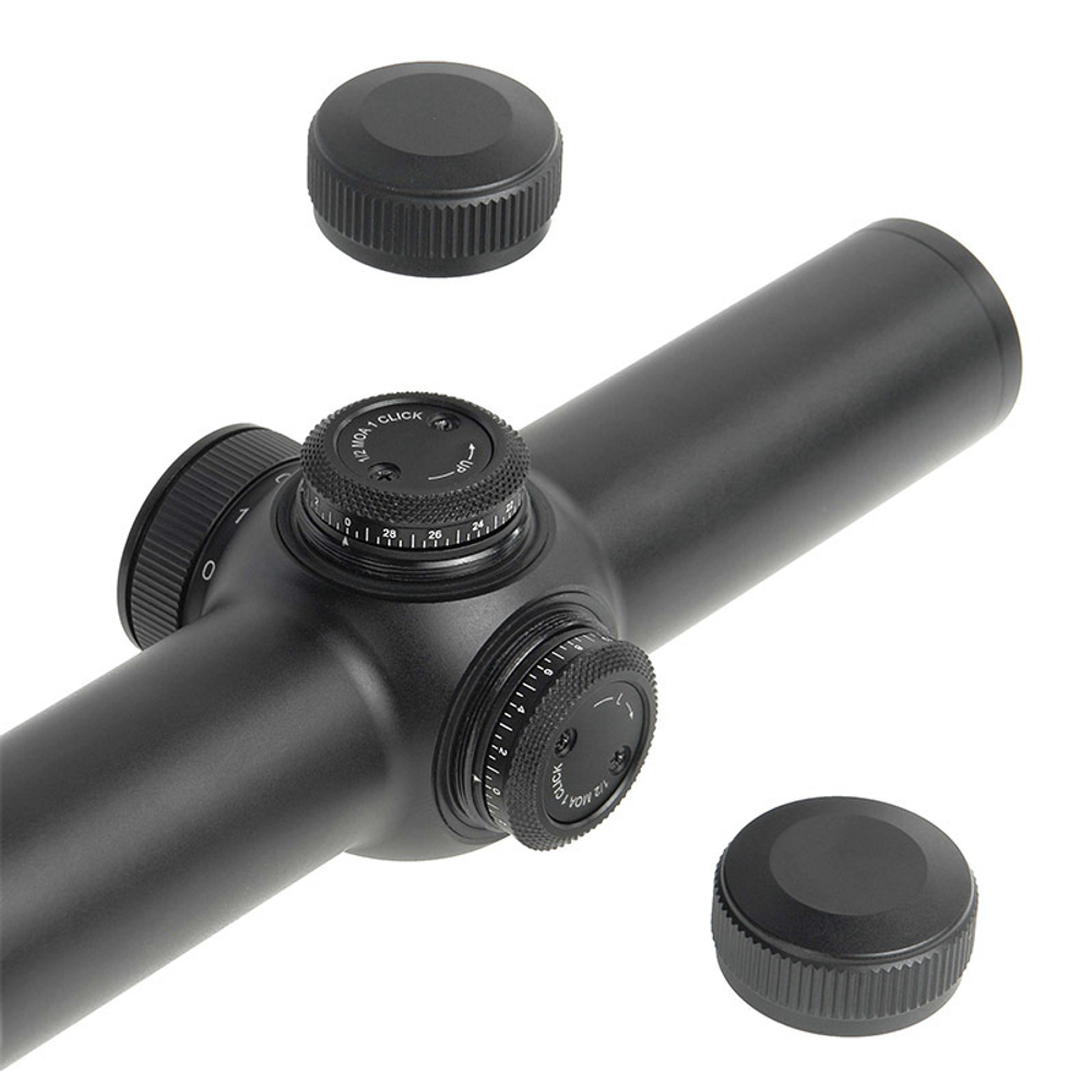Оптический прицел Veber Black Russian 1-8x24 TSS RG ( Сетка FireDot 4 / с подсветкой )