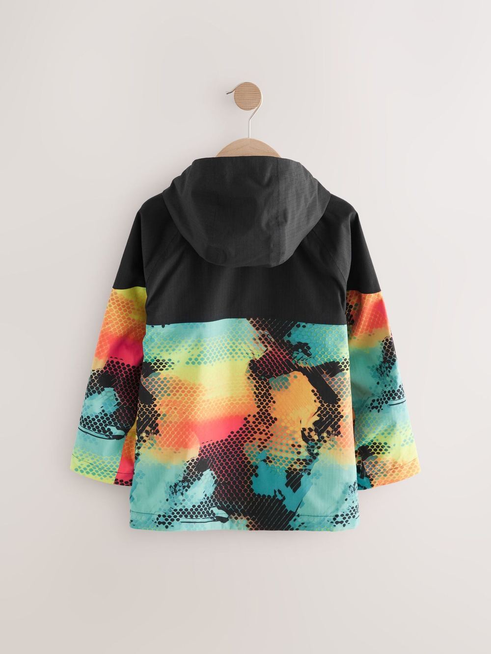 Куртка непромокаемая с сетчатой подкладкой для мальчика Next Q61-570, Черный