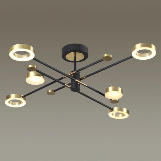 4321/55CL MIDCENT ODL22 347 металл/черный с бронзой Потолочный светильник IP20 LED 55W 2615Лм DENZEL