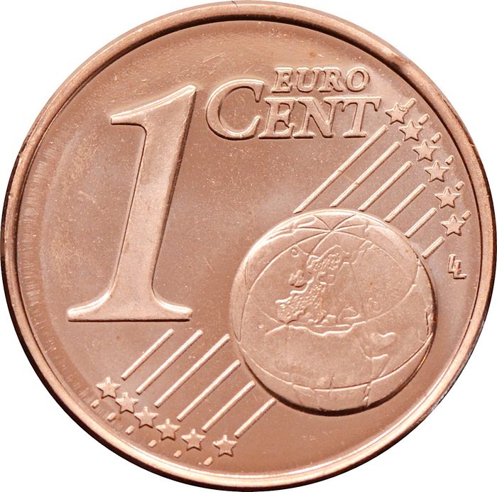 1 евроцент 2011 Эстония (1 euro cent)