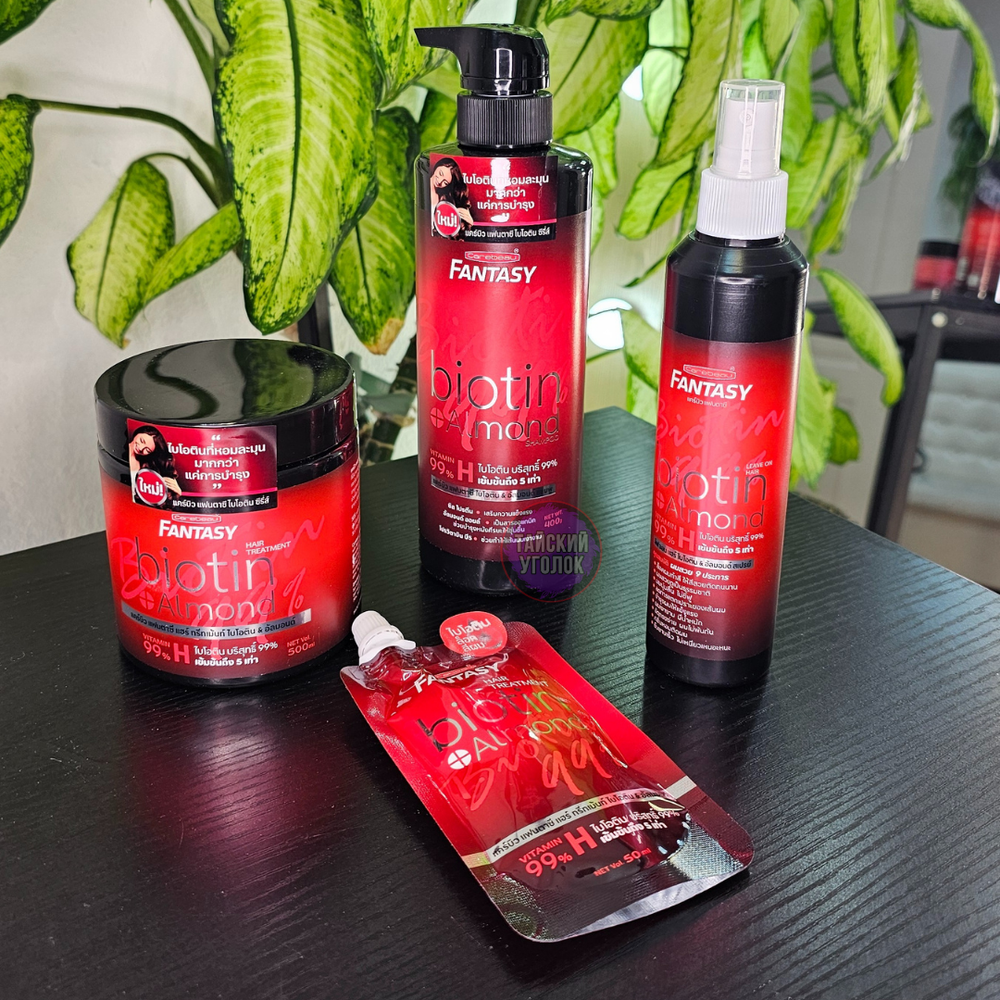 Маска для волос Carebeau Biotin и миндаль восстанавливающий 50 мл