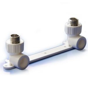 Водорозетки двойные Политэк НР с наружной резьбой