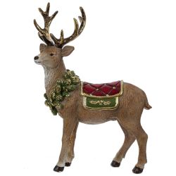 GAEM Фигурка декоративная "Олень", L18 W7 H27 см