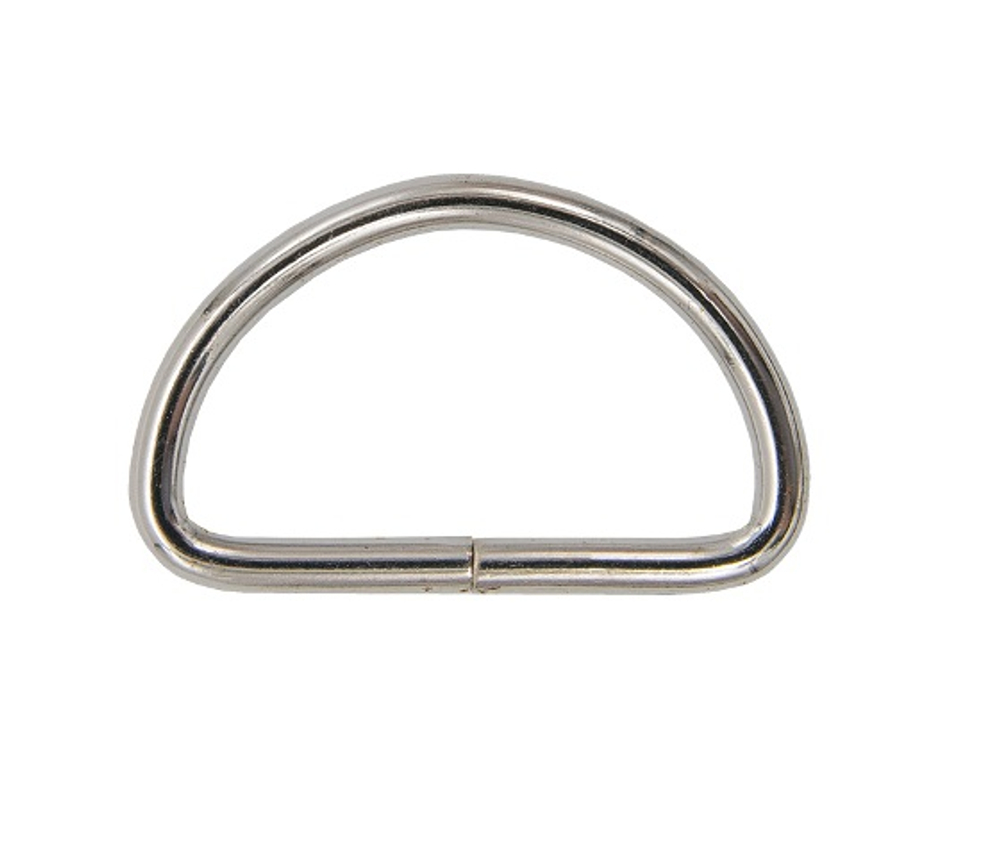 Полукольцо разъемное 25*3мм, 1шт, никель