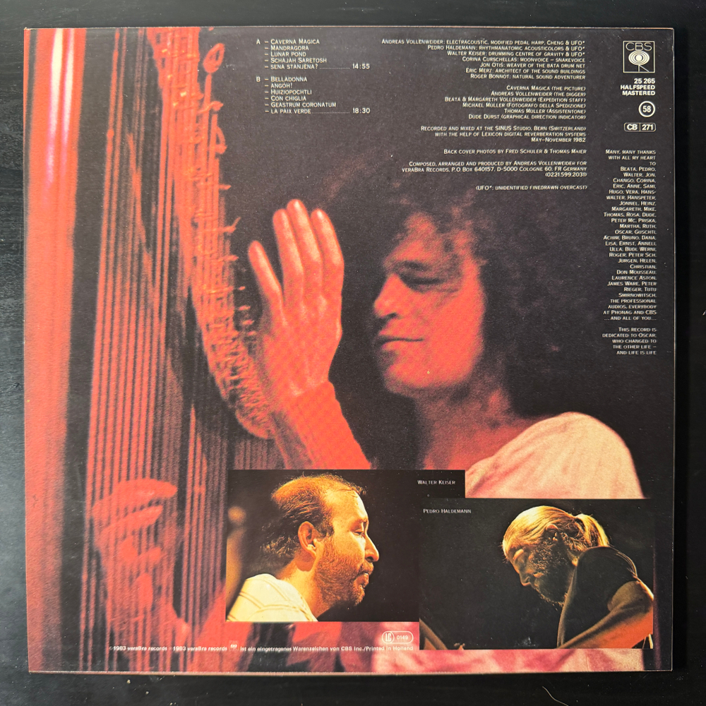 Andreas Vollenweider ‎– Caverna Magica (Голландия)