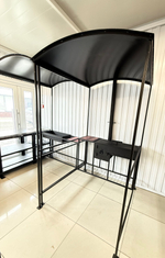 Мангальная зона простая 5 мм с печью под казан