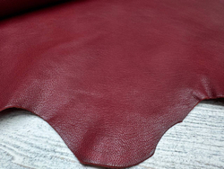 Agnelli Veg Cherry Red (1,0-1,2 мм) цв. Бордовый, натуральная овчина