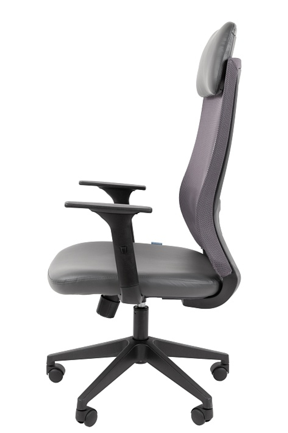 Офисное кресло CHAIRMAN 500 LT с подголовником, экокожа/сетка