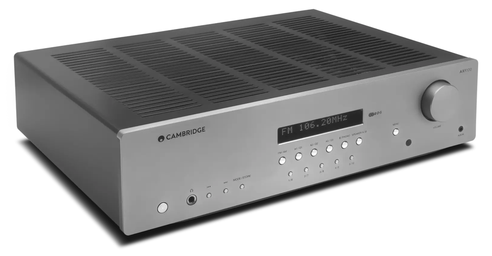 Стереоресивер Cambridge Audio AXR100, серый