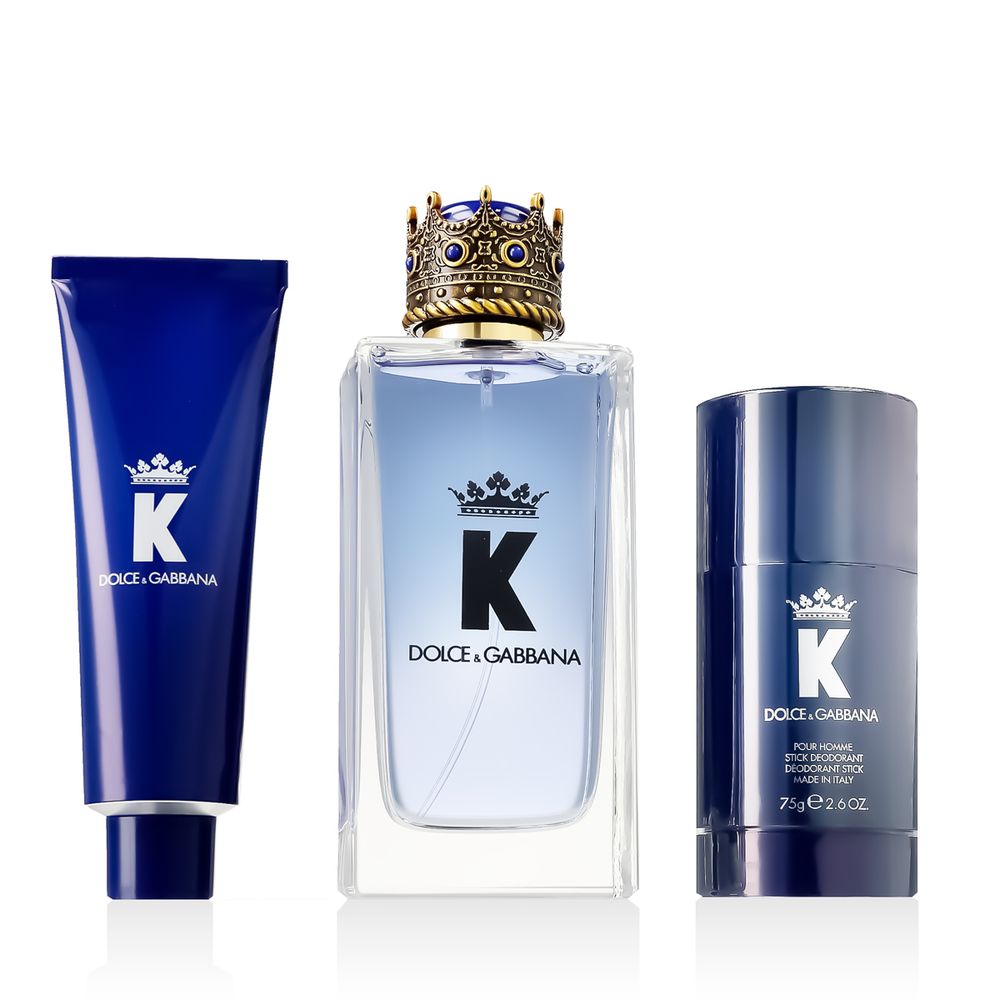 Dolce &amp; Gabbana K pour Homme EDT 100 ml + DST 75 g + SG 50 ml (man) 1 pcs