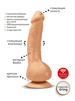 Gvibe Greal Супер-реалистичный вибратор
