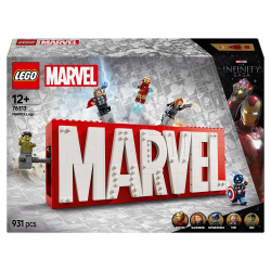 LEGO Marvel Super Heroes / логотип MARVEL с минифигурками/ 76313