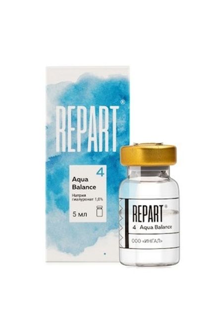 Repart 4 AQUA BALANCE (р-р гиалуроната натрия 1% для биоревитализации),флакон 5 мл