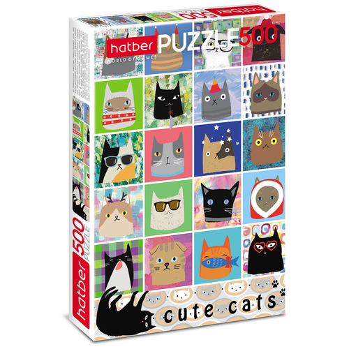 Пазл  500 эл. Hatber "CATs" И