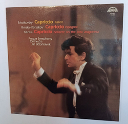 Винтажная виниловая пластинка Tchaikovsky Rimsky-Korsakov Glinka Prague Symphony Orchestra, Jiri Belohlavek Capriccio (Italien) Capriccio (Espagnol) Capriccio (Brillante On The Jota Aragonesa) (Czechoslovakia 1981)