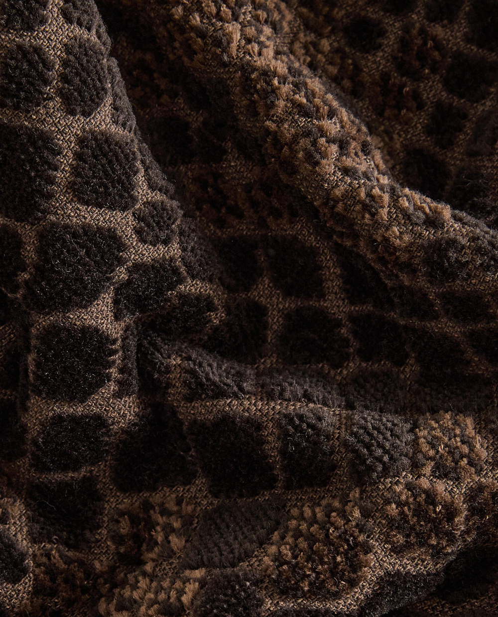 Zara Home Полотенце для лица и рук из хлопка, коричневый, 30x30 см (3 шт.)