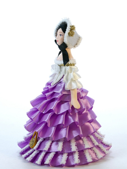 Кукла коллекционная Дама - шкатулка