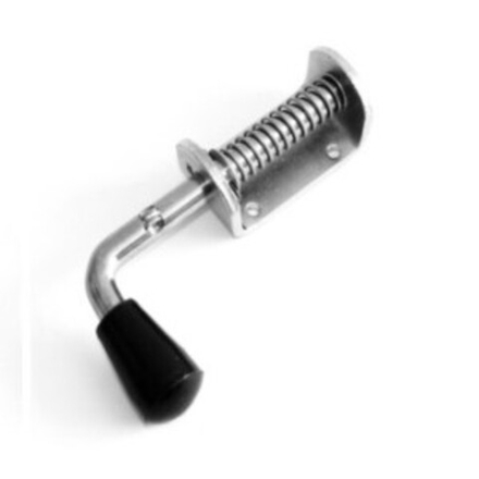 Засов круглый с пружиной 160мм. полимер