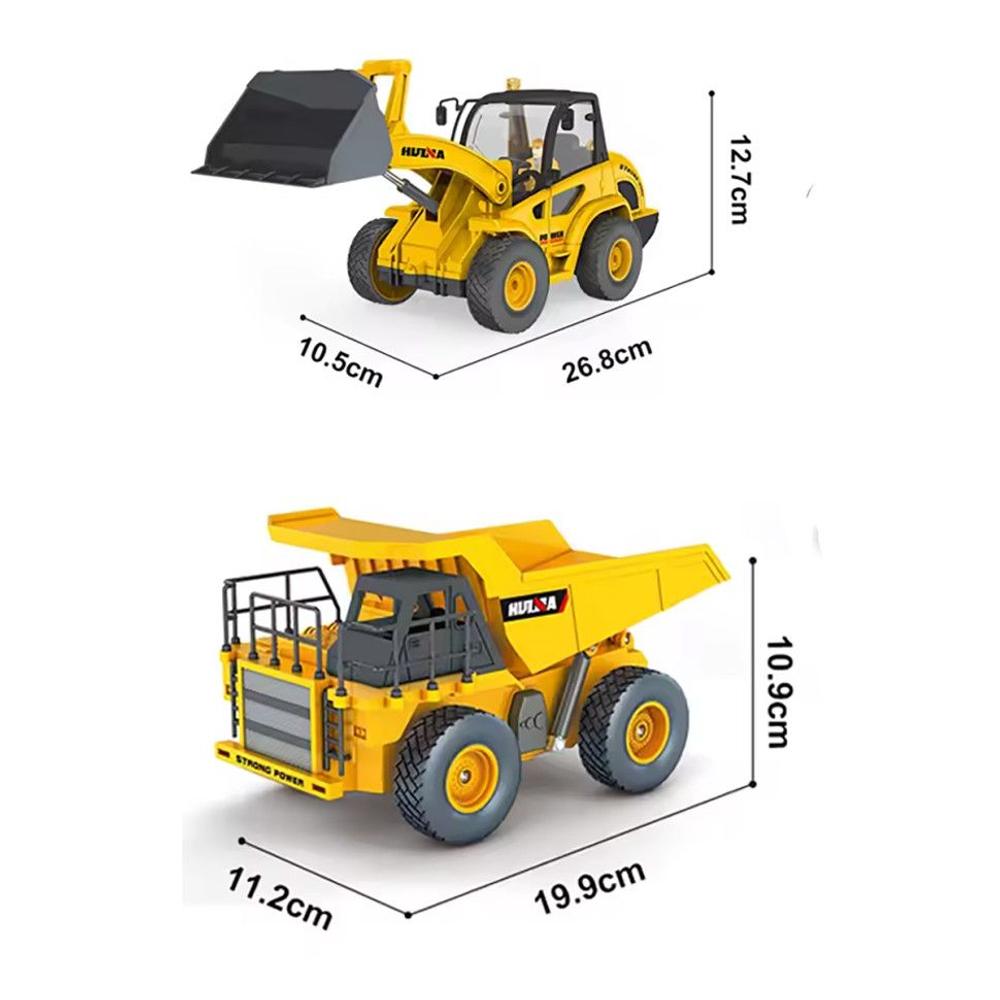 Радиоуправляемый набор Huina HN1515 , погрузчик и самосвал Huina 1:24