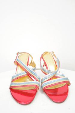 Босоножки разноцветные 38 размер