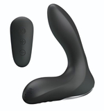 Массажер простаты Nasreddin с функцией расширения и пультом ДУ - 13,5 см. (Цвет: черный)