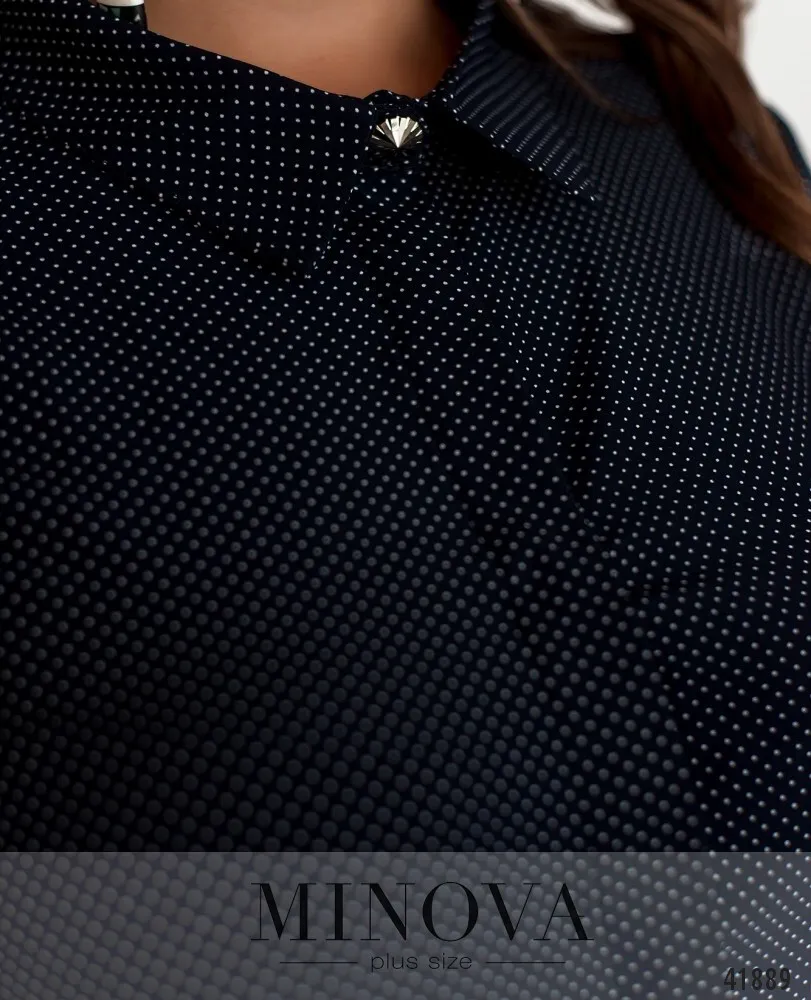 Рубашка 0145-темно-синий Minova