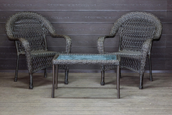 Садовый комплект из искусственного ротанга Мэдисон НЬЮ (Medison NEW) Balcony set с прямоугольным столиком без подушек