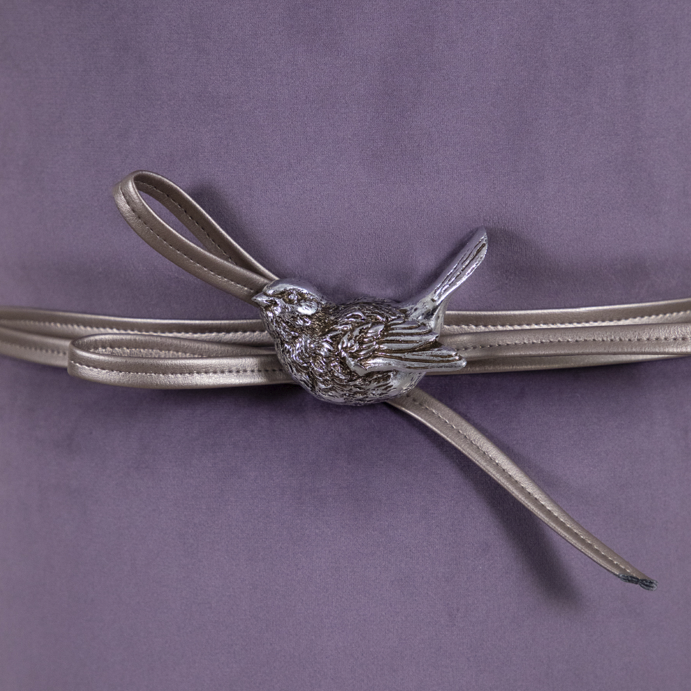 Банкетка Терра Эйри Confetti-Plum Античное серебро